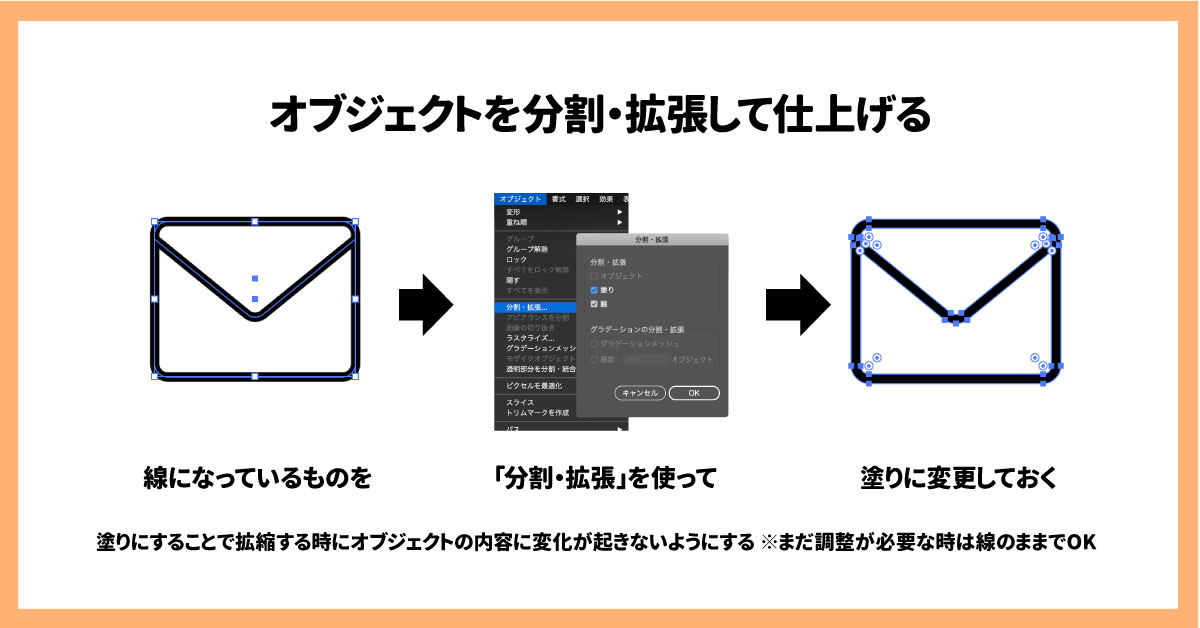 メールアイコンを作ってみよう アイコン制作テクニック Chot Design