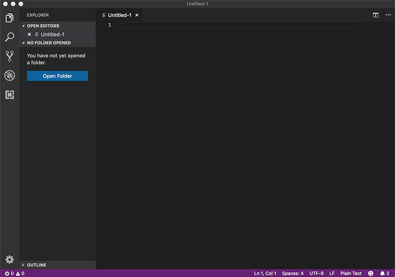 Visual Studio Code 全体画面