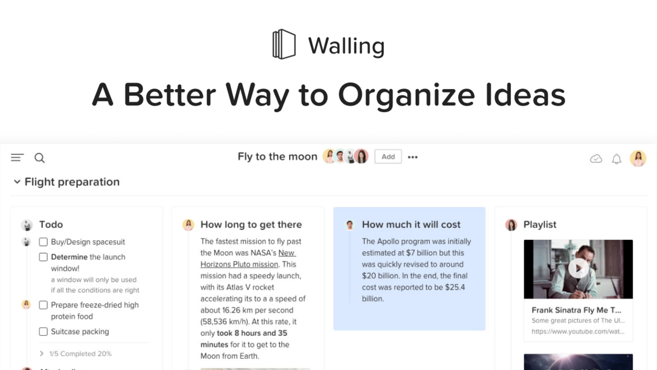 Walling - A Better Way to Organize Ideas