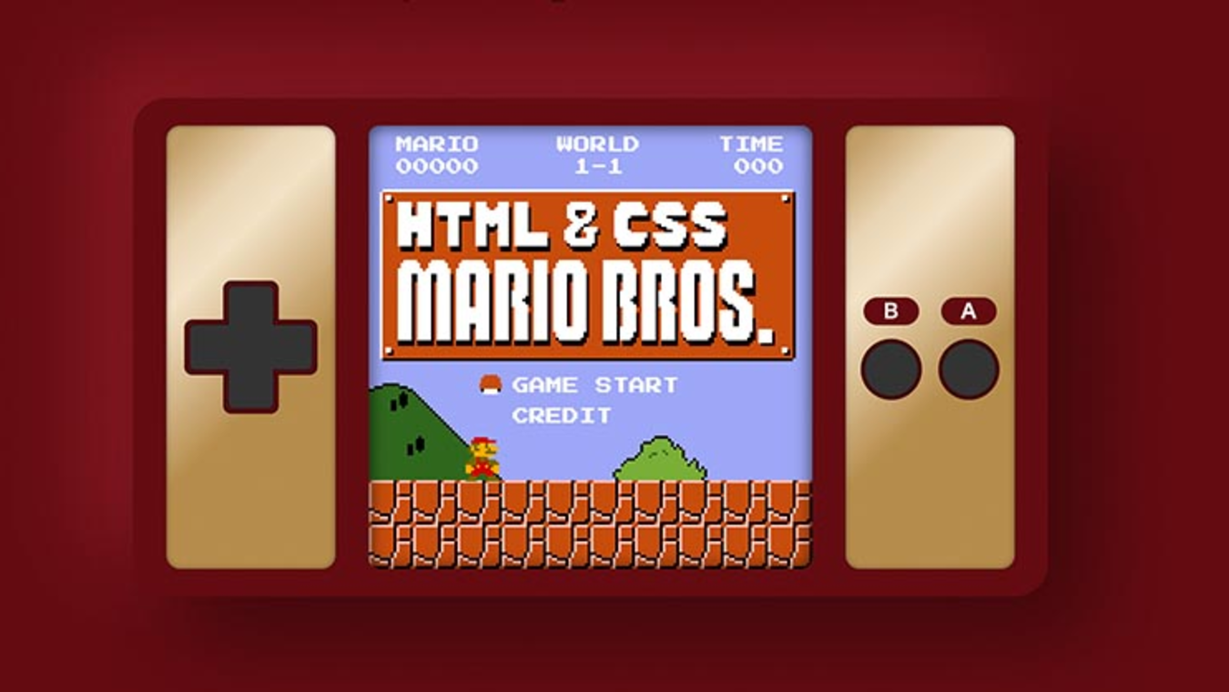 ash｜MARIO - only HTML & CSS -