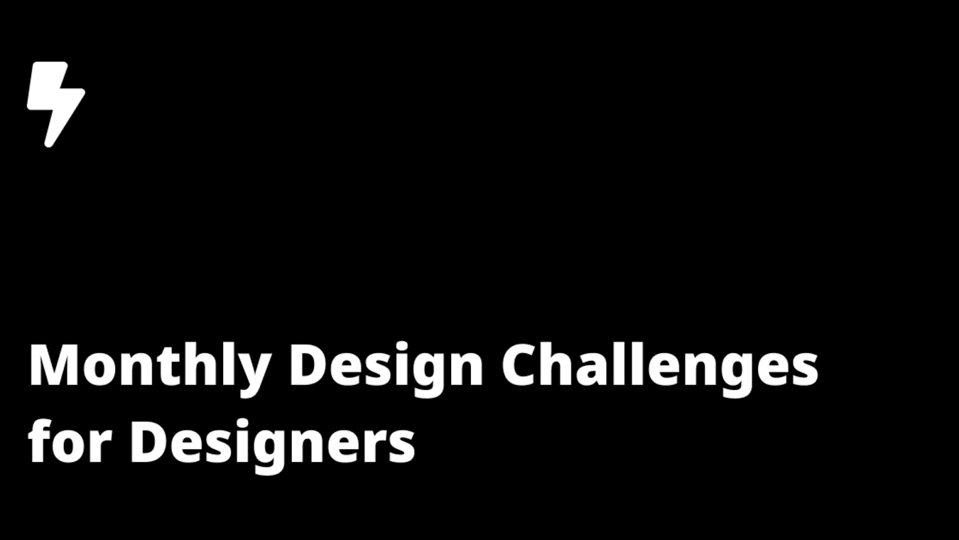 Design Challenge Me | Monthly Design Challenges for Designers
